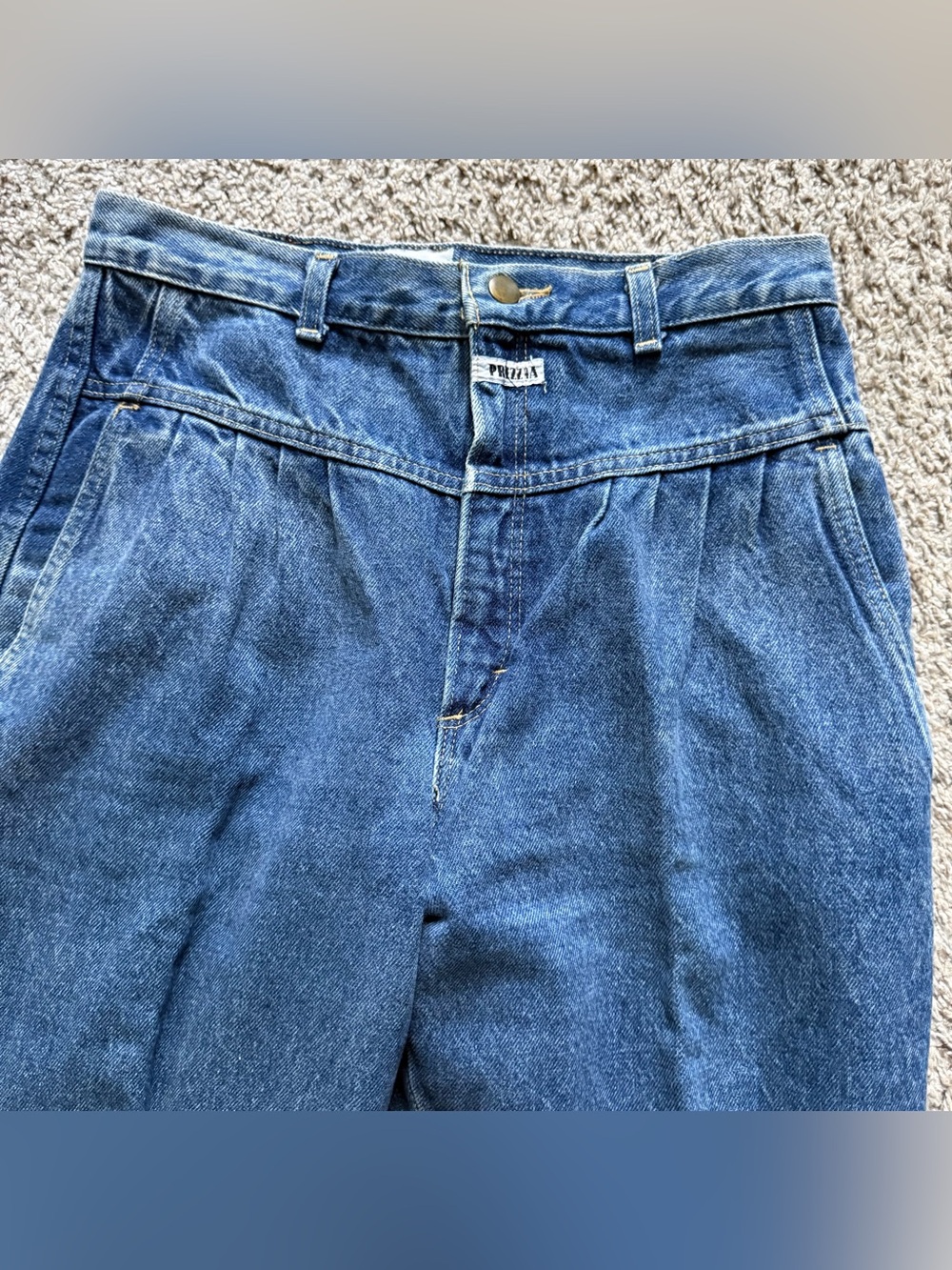 Prezzia Vintage High Rise Jeans Size 13 Mom Jeans Pleated